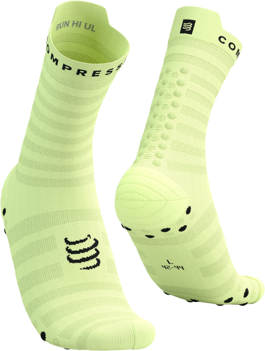 Strumpor Compressport Compressport Pro Racing Socks v4.0 Ultralight Run High Grön | xu00050b6043, 0