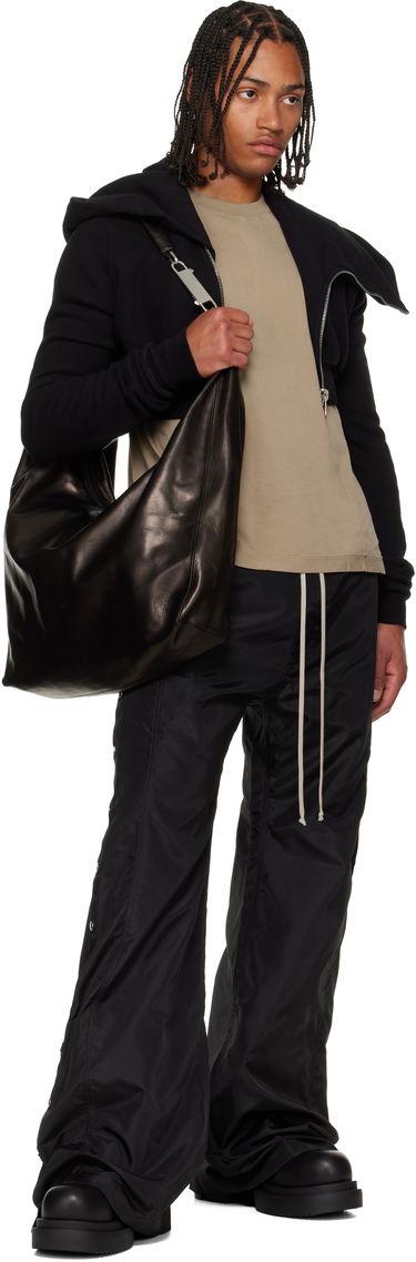 Sweatshirt Rick Owens Concordians Micro Mountain Hoodie Svart | DU02E7284 FSL, 3