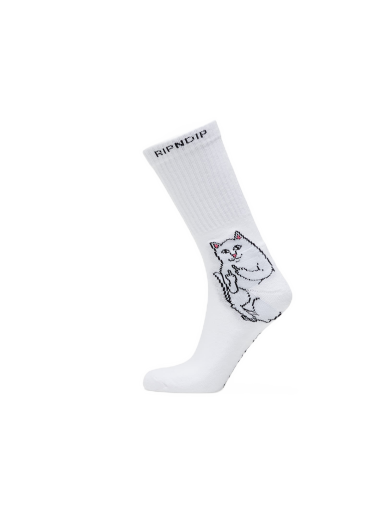 Underkläder och strumpor RIPNDIP Lord Nermal Socks Vit | RND2111