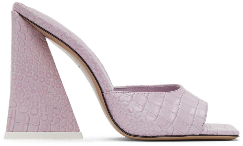 Skovård The Attico Attico Devon Heeled Mules Purpur | 221WS000 EL002