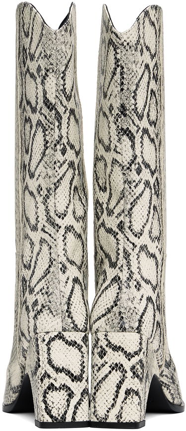 Sneakers och skor Coperni Snake Print Bridge Cowboy Boots Vit | COPSH16F6003, 1
