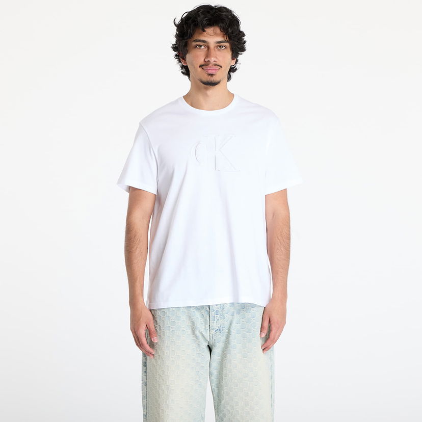 T-shirt CALVIN KLEIN Calvin Klein Jeans 20S Short Sleeve T-Shirt Vit | LV04RC824G YAA
