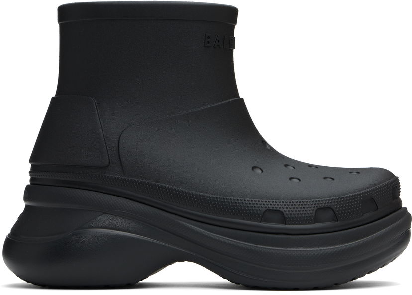 Sneakers och skor Balenciaga Balenciaga Crocs Edition Boots Svart | 713679W1S8E