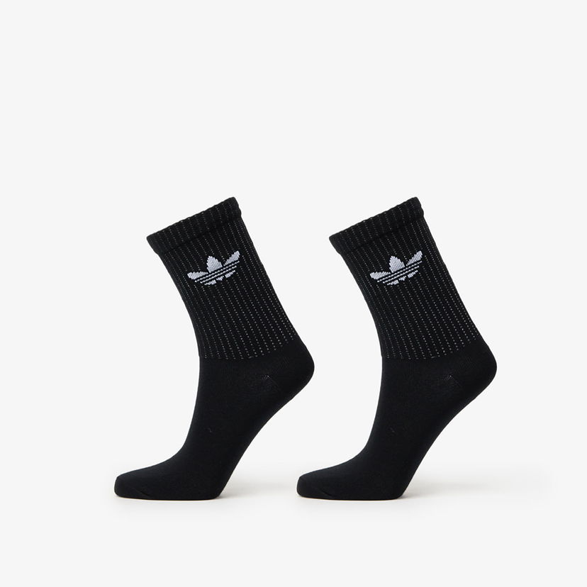 Strumpor adidas Originals adidas Reflective Crew Socks 2-Pack Svart | JX5222
