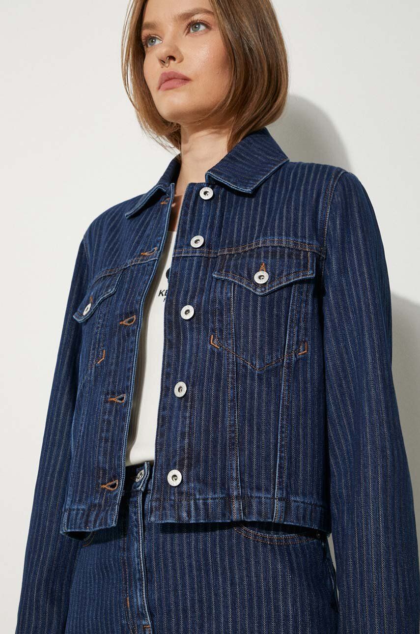 Jacka KENZO Striped Denim Jacket Blå | FE62DV2456F2.DD, 0