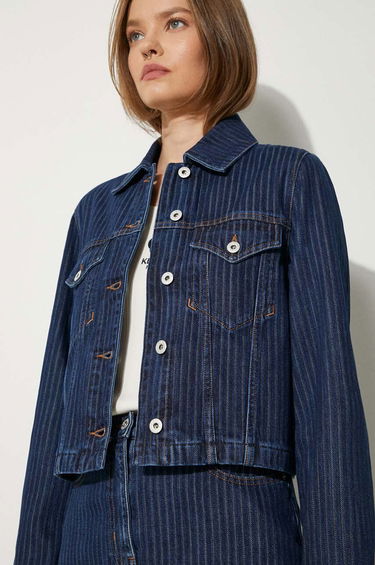 Jacka KENZO Striped Denim Jacket Blå | FE62DV2456F2.DD, 0
