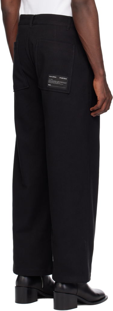 Byxor izzue Relaxed Fit Twill Pants Svart | IZXPTL6137W4NBKX, 2