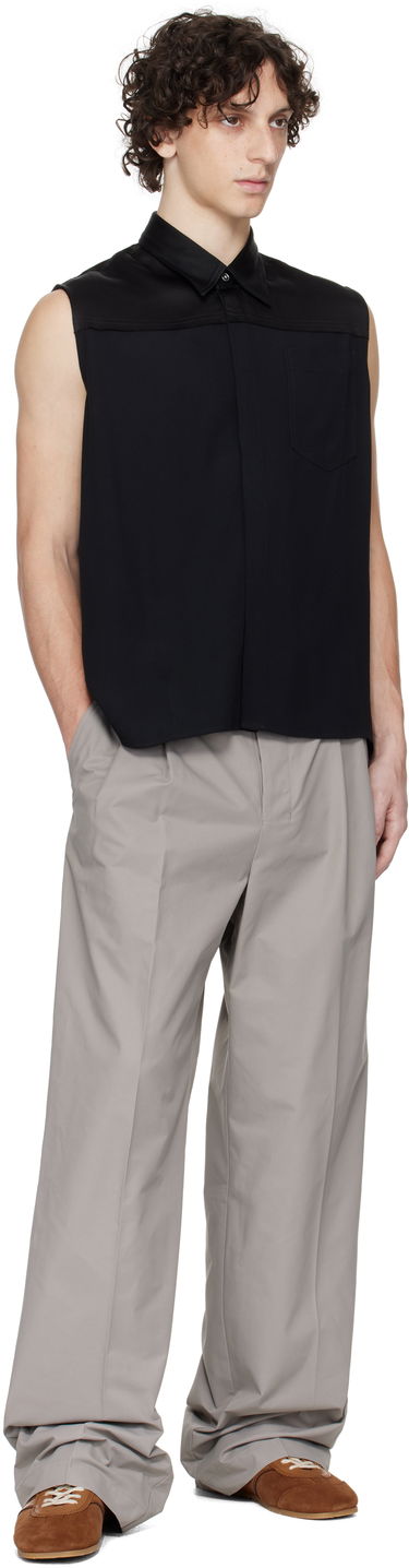 Byxor AMI AMI Paris Large Trousers Grå | HTR432.CO0101, 3