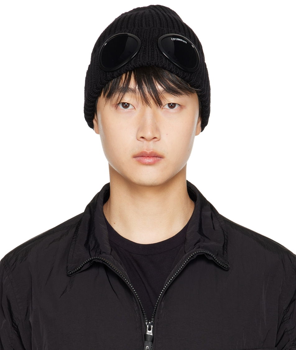 Mössa C.P. Company Merino Wool Goggle Beanie Svart | 13CMAC122A-005509A, 0