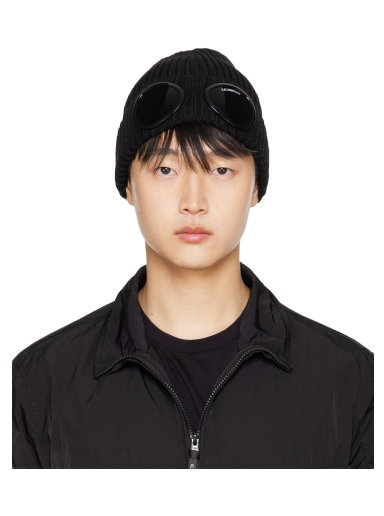 Mössa C.P. Company Merino Wool Goggle Beanie Svart | 13CMAC122A-005509A