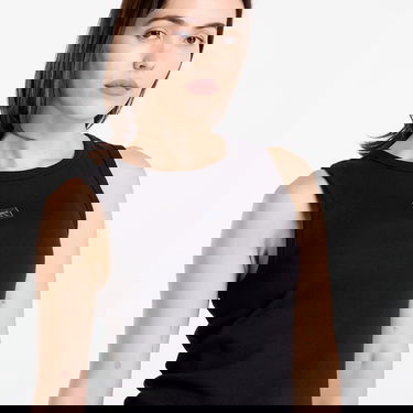 Linne CALVIN KLEIN Calvin Klein Jeans Women's Woven Label Tank Top Svart | LV047C201G UB1, 4