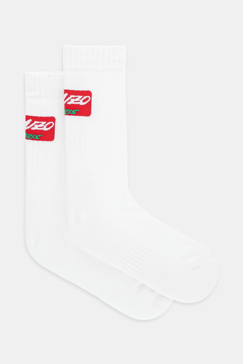 Strumpor KENZO Kenzo x Futura Socks Vit | FF68SU195KSB