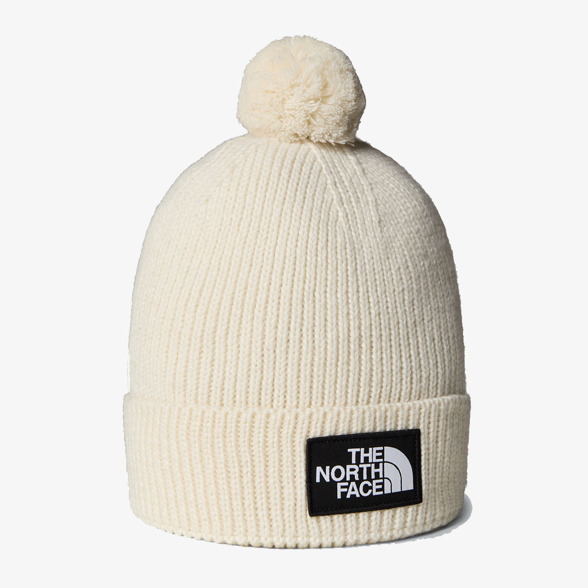 Mössa The North Face The North Face Logo Box Pom Beanie Vit | NF0A8CHFQLI1, 1