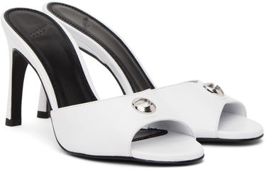 Sneakers och skor Coperni Logo Slide Heels Vit | COPSH29477, 3