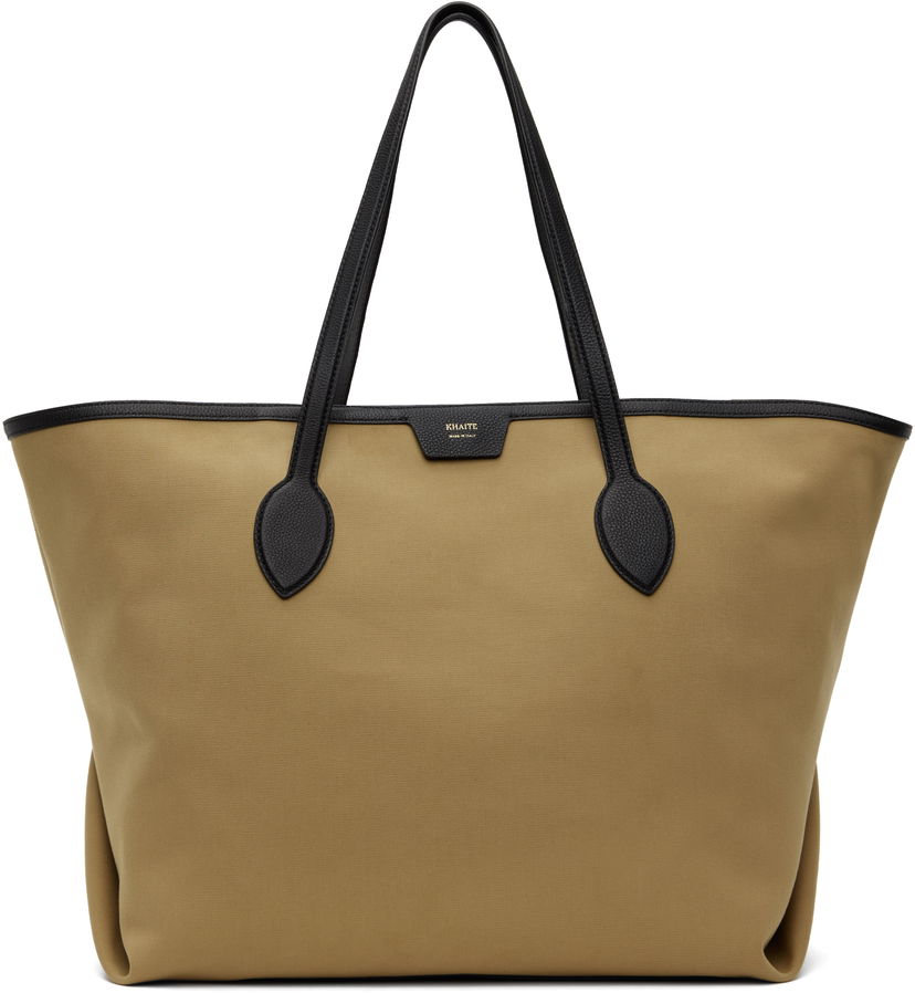 Tygpåse Khaite Khaite Amalia Tote Beige | H3034-917