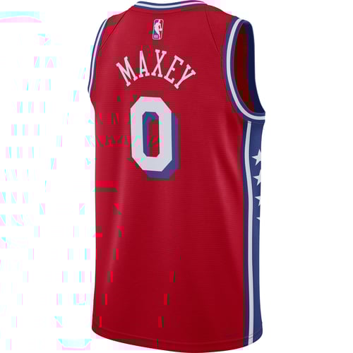 Jersey Jordan Philadelphia 76ers Statement Edition Swingman Jersey Maxey Röd | DO9539