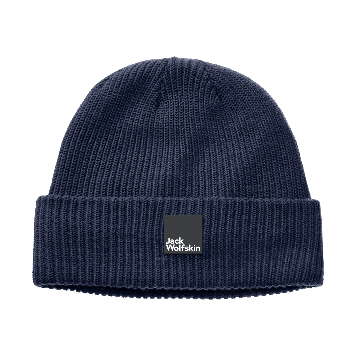 Mössa Jack Wolfskin Ribbed Knitted Beanie PERGAMON Mörkblå | 1910701-1010, 0