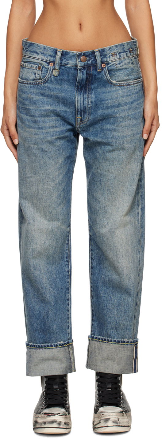 Jeans R13 R13 Boyfriend Jeans Blå | R13W5083-D250C