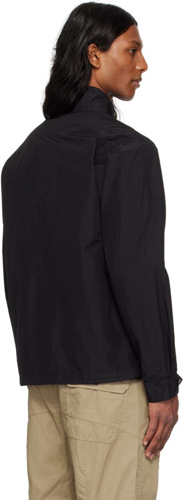 Vindjacka C.P. Company C.P. Company Flatt Nylon Lens Overshirt Svart | 18CMOS081A-005991G, 2