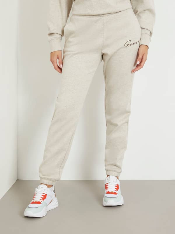 Träningsbyxor GUESS Small Logo Jogger Pants Beige | V4RB04KC3D2, 0