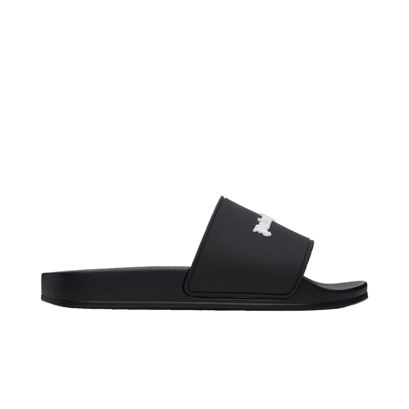 Sneakers och skor Palm Angels Classic Logo Pool Slides Svart | PMIC010C99MAT0011001