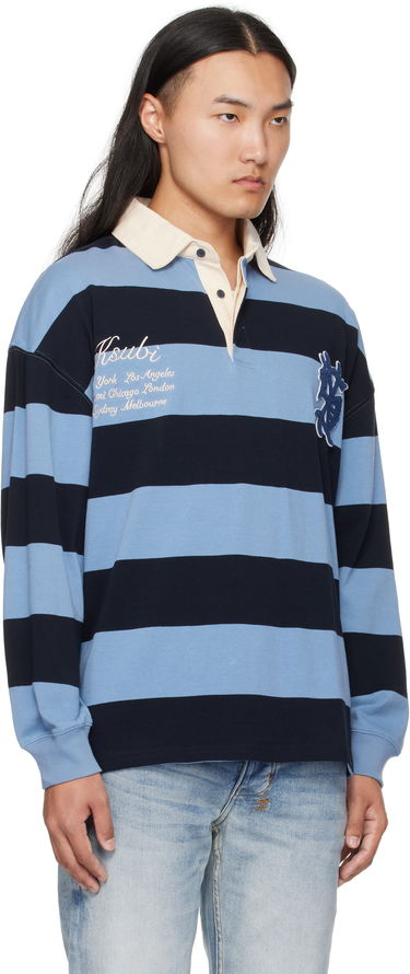 Polotröja Ksubi Ksubi Rugged Rugby Jersey Polo Blå | MFA25FT001, 1