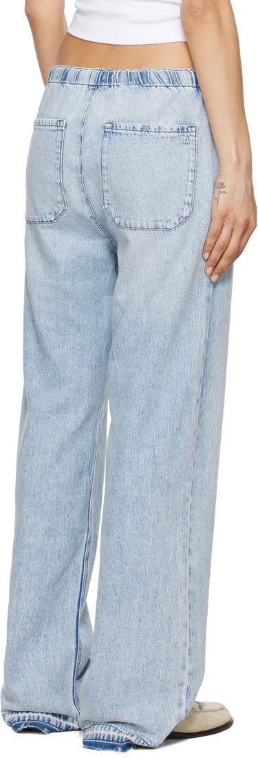 Jeans rag & bone rag & bone Logan Ultra Featherweight Wide-Leg Jeans Blå | WDD25S7009UFKI, 2