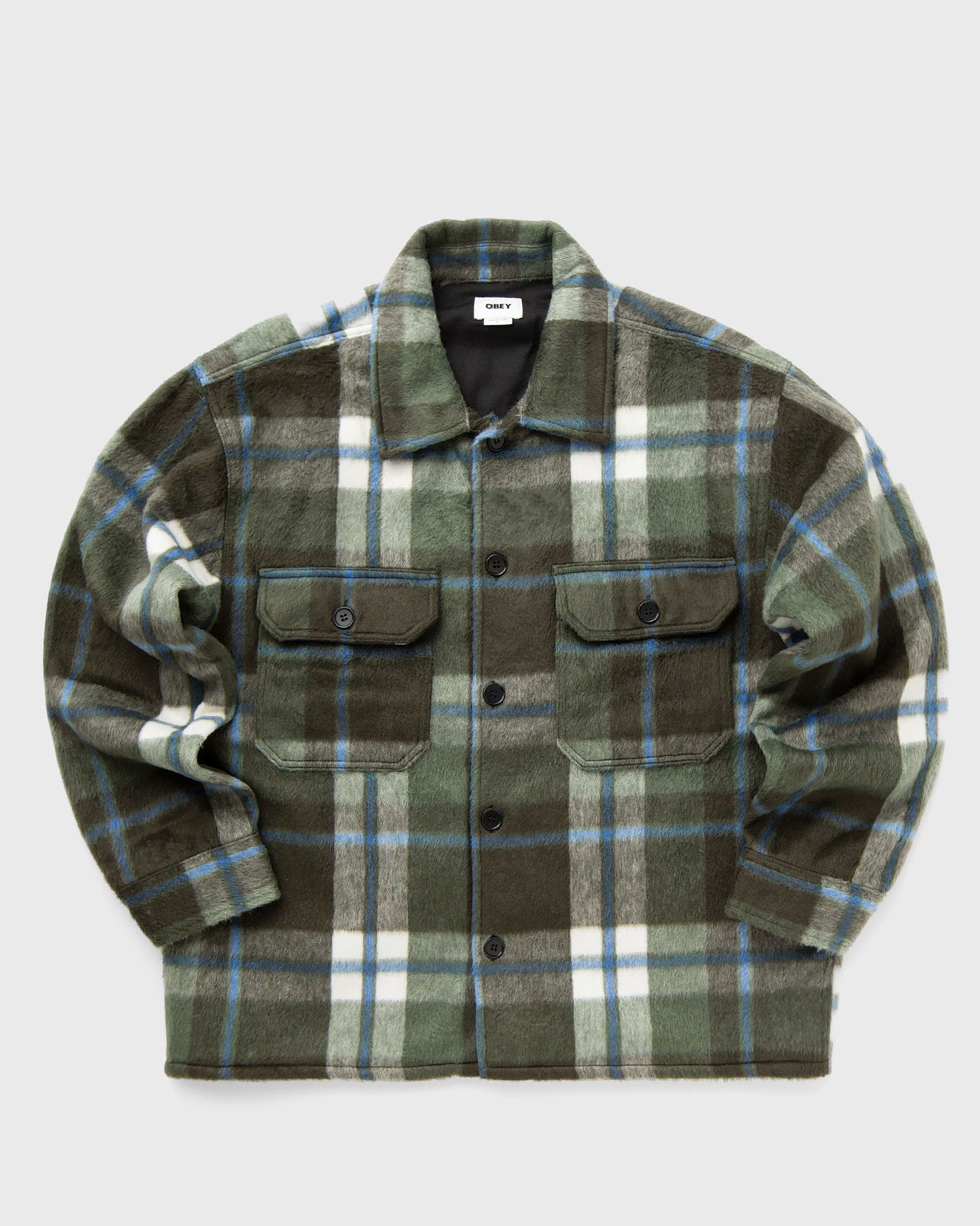 Jacka OBEY Stanton Shirt Jacket Grön | 121160062-RSI, 0