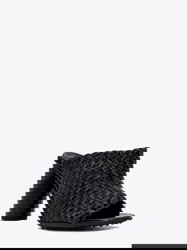 Sneakers och skor Bottega Veneta Woven Mules Svart | 787048V3XZ01000, 1