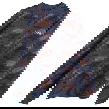 Sweater By Parra Repeat FTP Booster Knit Jumper Flerfärgad | 54335-BLU, 1