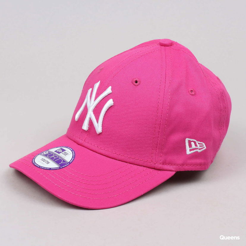 Keps New Era Kids' 9FORTY League Basic New York Yankees Baseball Cap Rosa | 10877284 Y