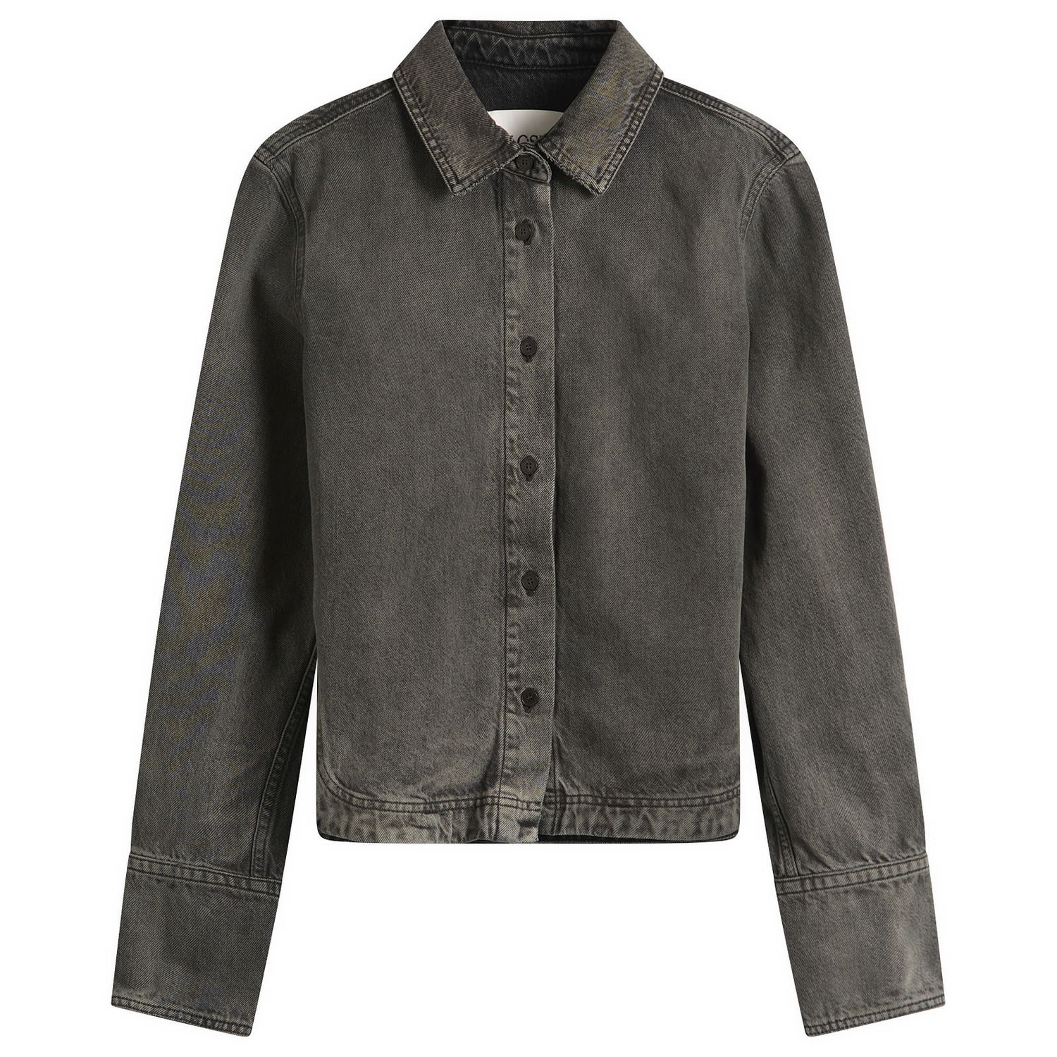 Skjorta CLOSED Curved Hem Denim Shirt Grå | C94645-12C-4E-DGY, 0