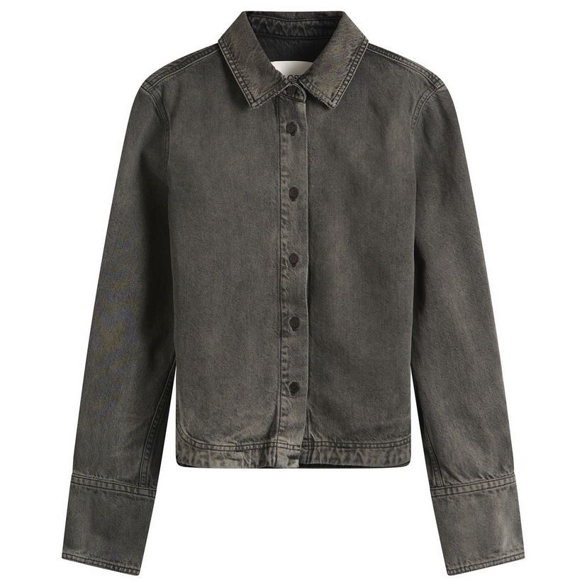 Skjorta CLOSED Curved Hem Denim Shirt Grå | C94645-12C-4E-DGY