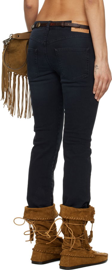 Jeans ISABEL MARANT Isabel Marant Vanel Lace-Up Jeans Svart | PA0544FB-C2H02I, 2