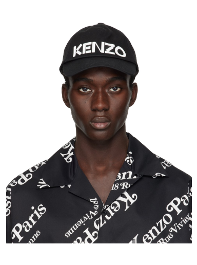 Keps KENZO Paris Graphy Cap Svart | FE58AC101F31