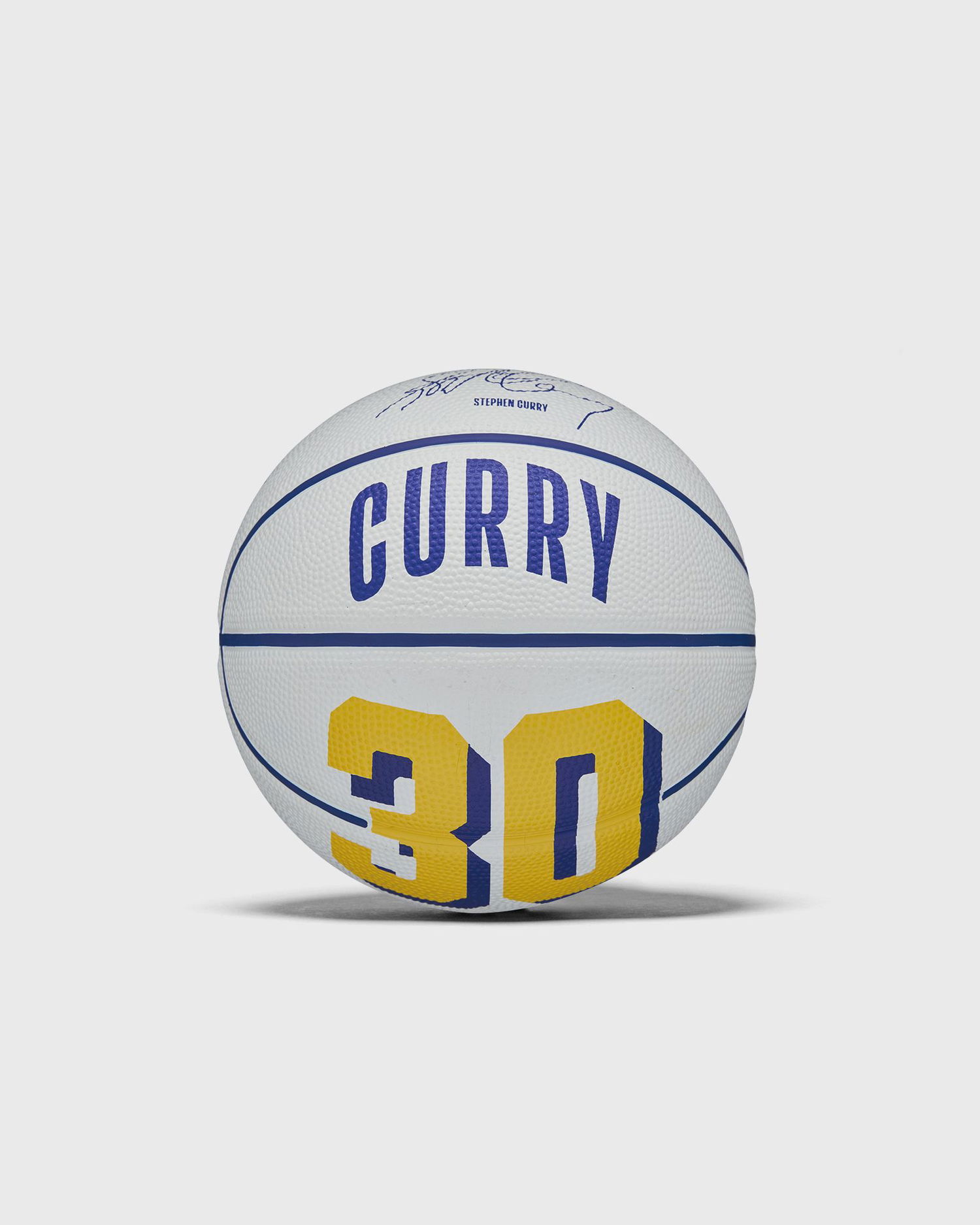 Sportutrustning Wilson Tennis NBA Player Icon Mini Basketball Curry Size 3 Vit | WZ4007401XB3, 0