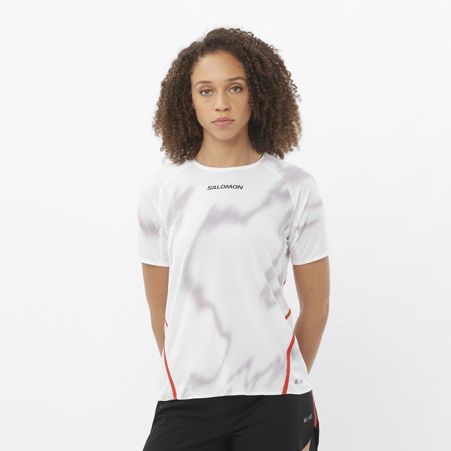 T-shirt Salomon S/Lab Speed T-Shirt Vit | LC2695200