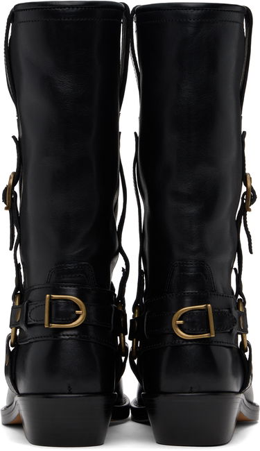 Kläder ISABEL MARANT Isabel Marant Heiko Leather Boots Svart | 25PBO0192FA-C1A22S, 1