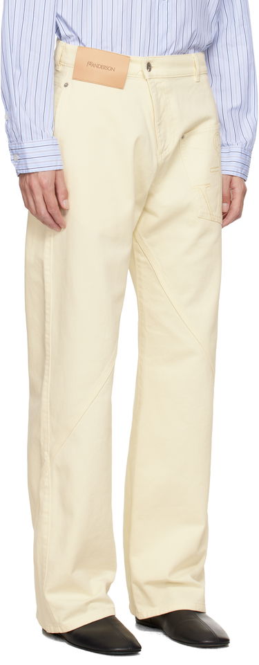 Jeans JW Anderson Twisted Workwear Jeans Gul | TR0405-PG1775, 1