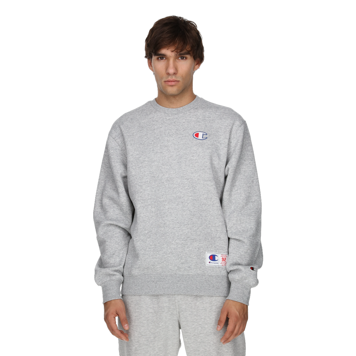 Sweatshirt Champion Crewneck Sweatshirt Grå | 220325-EM021, 0