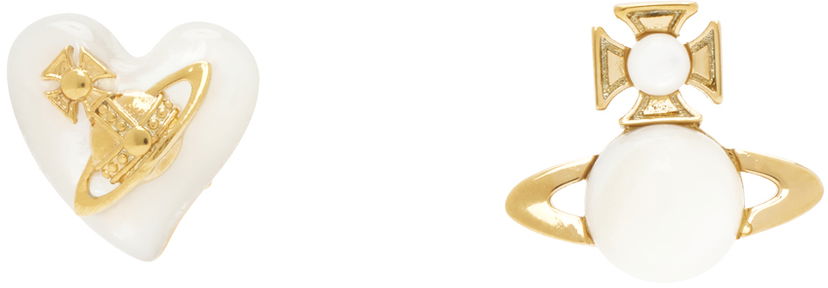 Örhängen Vivienne Westwood Gold-tone & Faux Pearl Earrings Metallisk | 62010343-02R273-IM