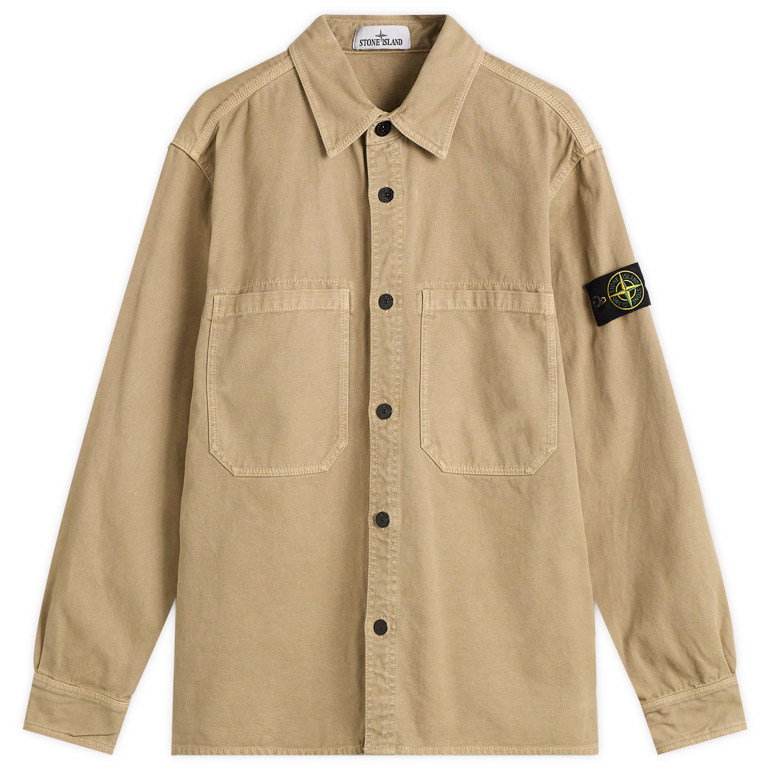 Skjorta Stone Island Old Effect Garment Dyed Overshirt Beige | K2S151200025-V019A, 1