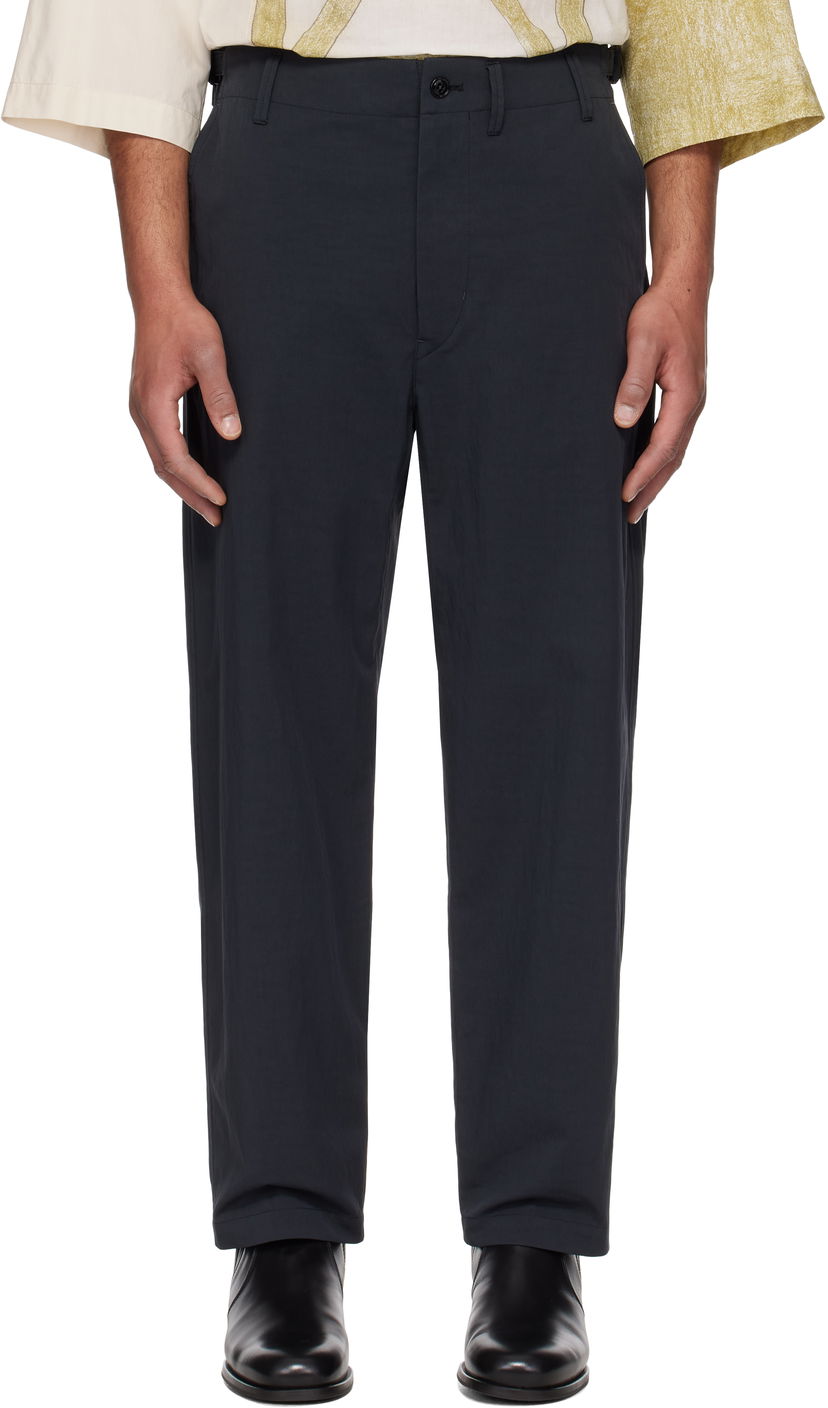 Byxor LEMAIRE Lemaire Carrot Fit Trousers Svart | PA1213 LF1228