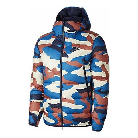 Pufferjacka Nike Nike Down Jacket Camo Print Flerfärgad | BV4764-744