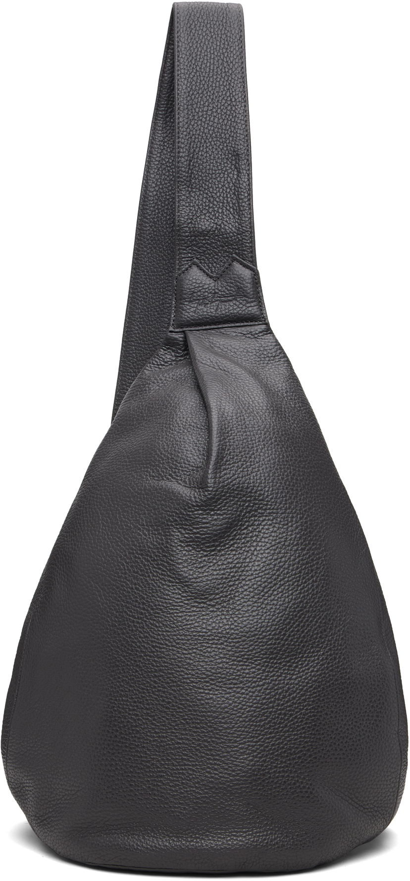 Axelväska Yohji Yamamoto YOHJI YAMAMOTO Tuck Sling Medium Bag Svart | DM-I93-707