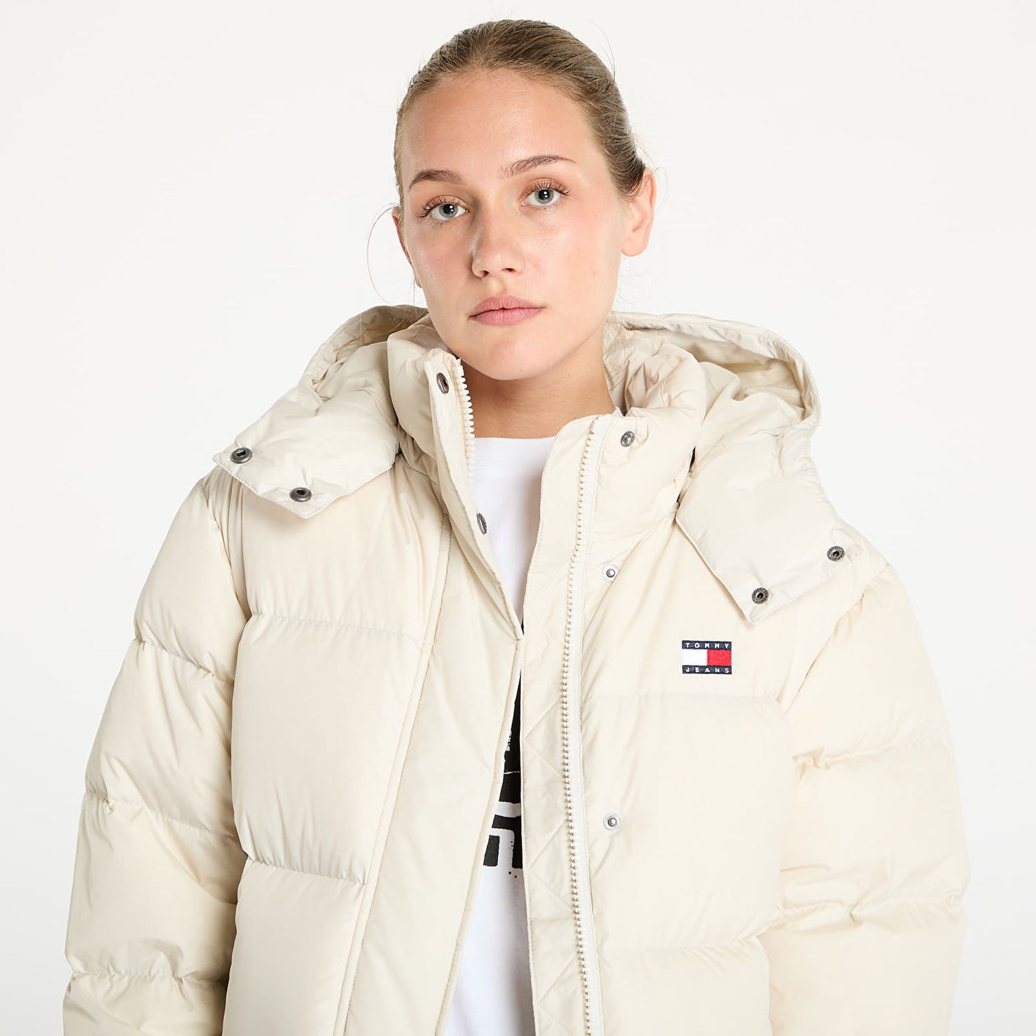 Pufferjacka Tommy Hilfiger Alaska Long Puffer Jacket Beige Beige | DW0DW18860 ACG, 1