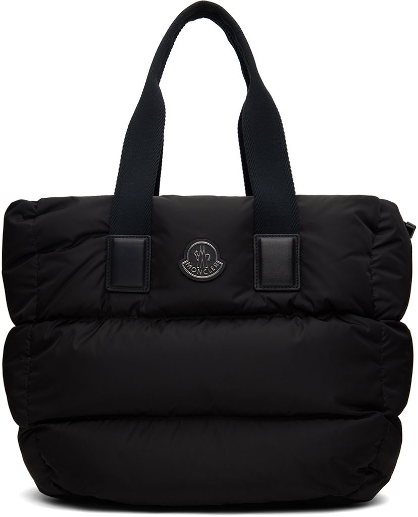 Tygpåse Moncler Down Caradoc Tote Bag Svart | J109B5D00008M2170
