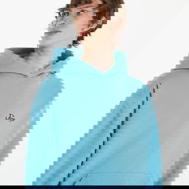 Sweatshirt Dime Classic Small Logo Hoodie Ocean Blue Turkos | DIMESP24D29BLU, 4