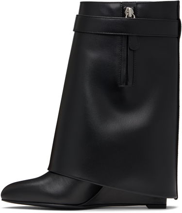 Sneakers och skor Givenchy Givenchy Shark Lock Wedge Ankle Boots Svart | BE602RE147001, 2