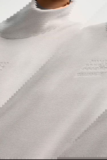 Sweatshirt Maison Margiela MM6 Maison Margiela x Salomon Smooth Fleece Turtleneck Sweatshirt Grå | S52NH0035.M20140.858, 3